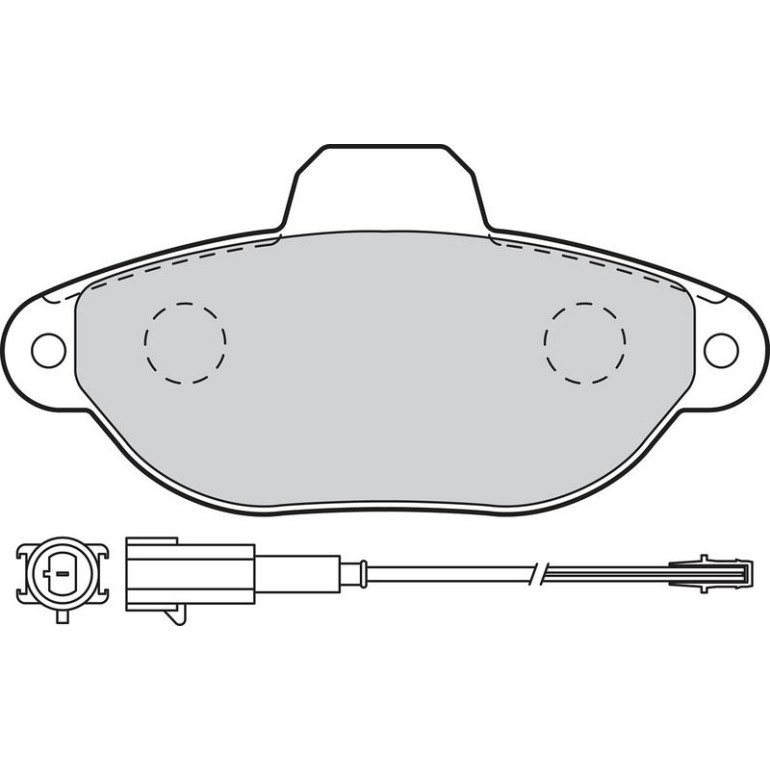 Bremsbelagsatz, Scheibenbremse 302093 Bremsbelagsatz, Scheibenbremse 302093