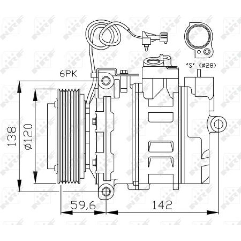 Kompressor, Klimaanlage 32377