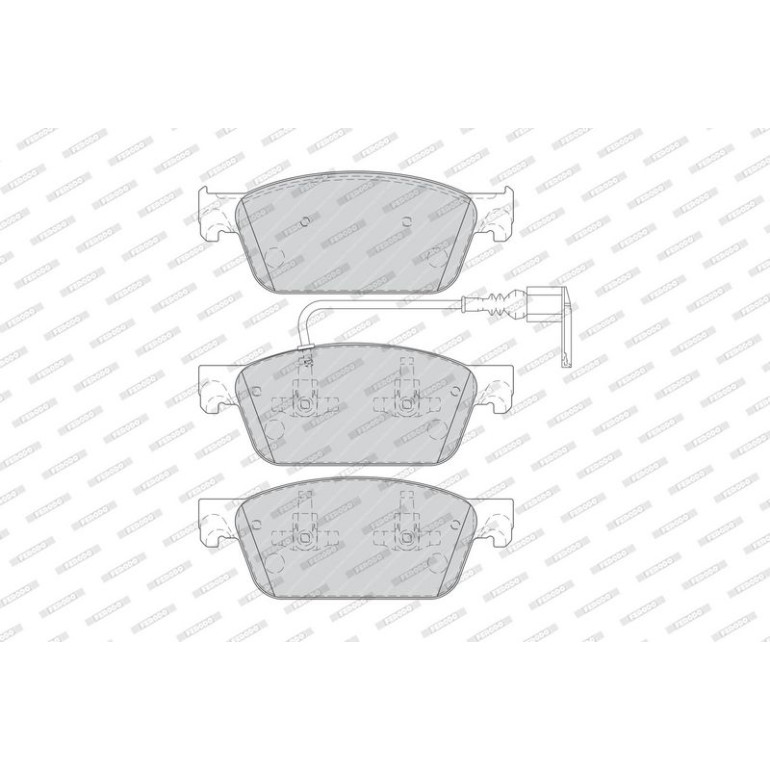 Bremsbelagsatz, Scheibenbremse FVR4302