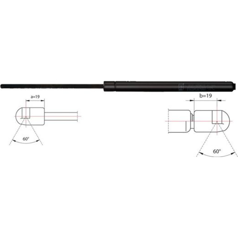 Gasfeder, Koffer-/Laderaum 2110484 Gasfeder, Koffer-/Laderaum 2110484