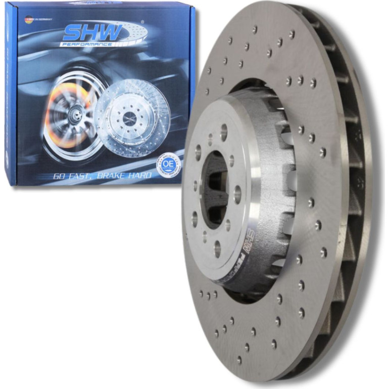SHW Performance BFL44809 Bremsscheibe BMW 3er, 4er, 2er Vorderachse links, 380x30mm