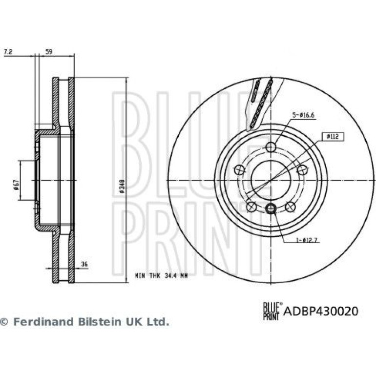 Bremsscheibe ADBP430020 Bremsscheibe ADBP430020