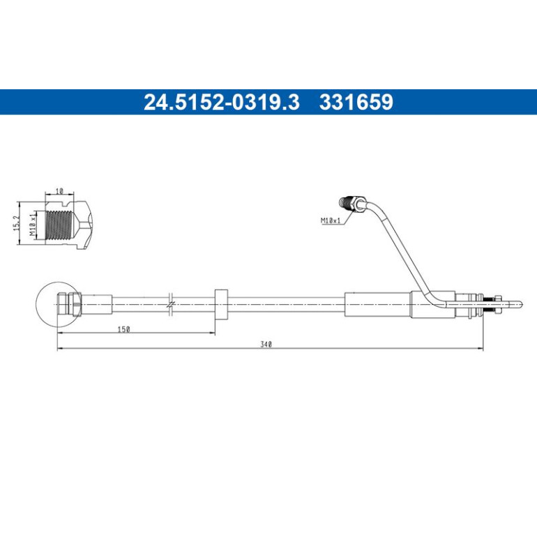 Bremsschlauch 24.5152-0319.3