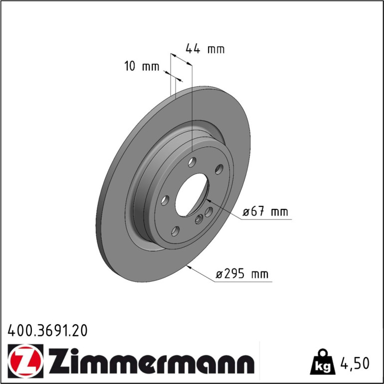 Bremsscheibe 400.3691.20
