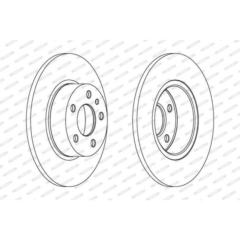 Bremsscheibe DDF067C Bremsscheibe DDF067C