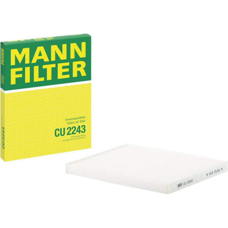 MANN-FILTER CU 2243 Innenraumfilter, Partikelfilter MANN-FILTER CU 2243 Innenraumfilter, Partikelfilter