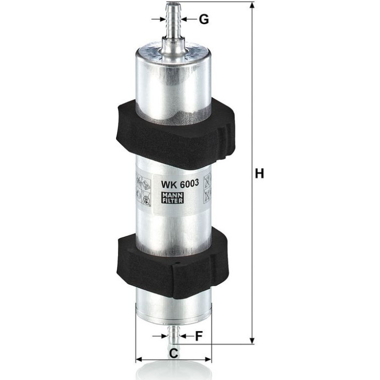 Kraftstofffilter WK 6003 Kraftstofffilter WK 6003
