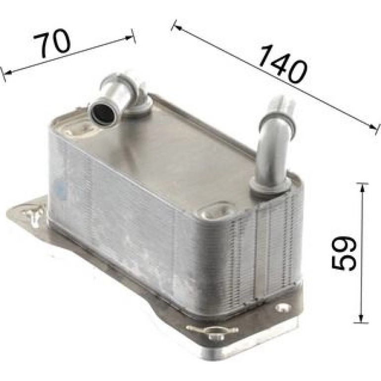 Ölkühler, Motoröl CLC 322 000P