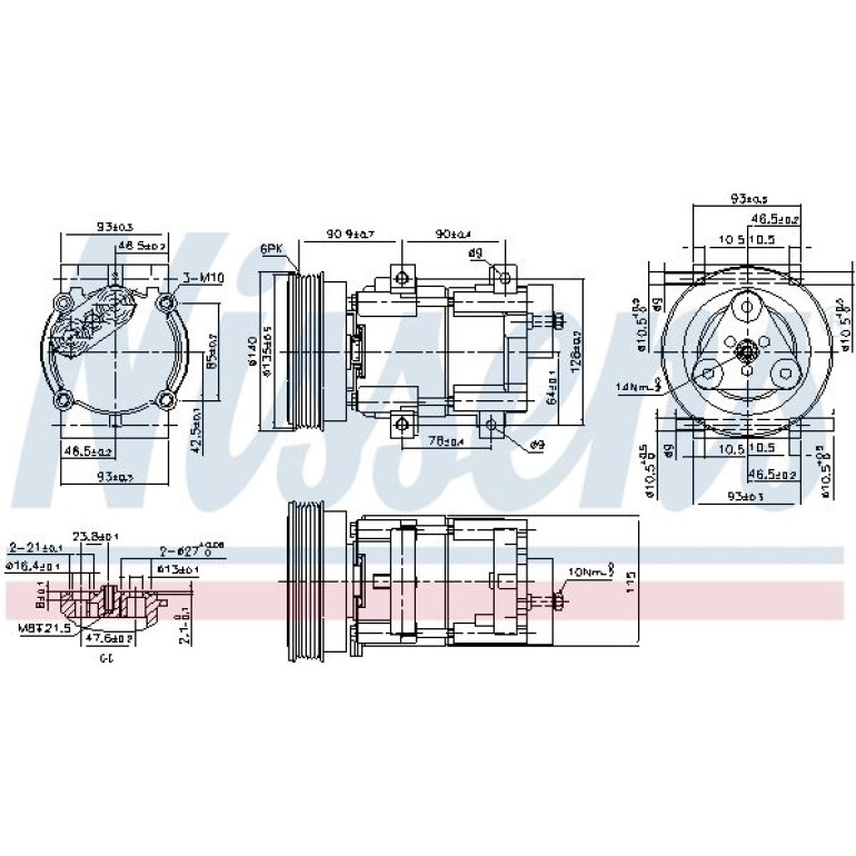 Kompressor, Klimaanlage 89191 Kompressor, Klimaanlage 89191