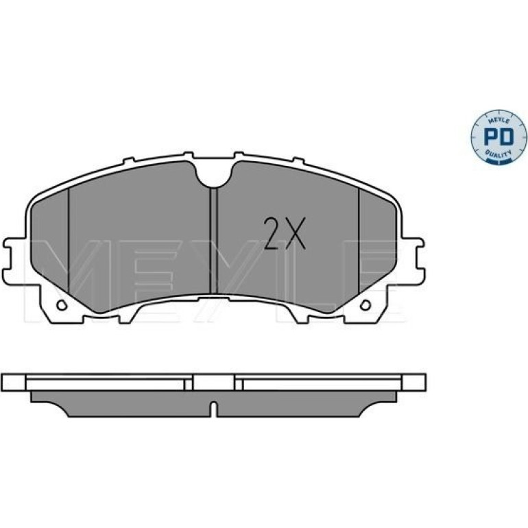 Bremsbelagsatz, Scheibenbremse 025 221 1716/PD
