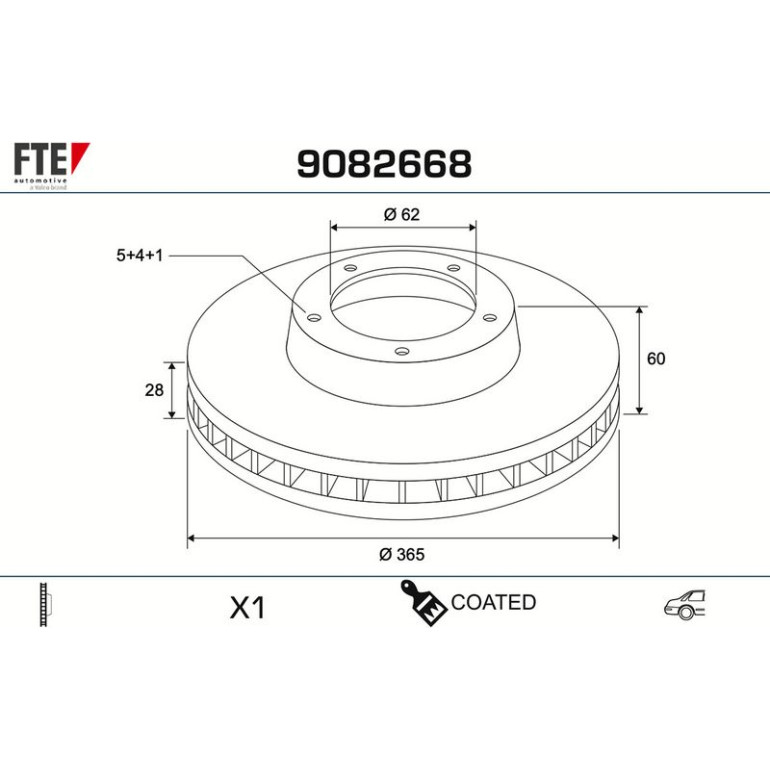 Bremsscheibe 9082668 Bremsscheibe 9082668