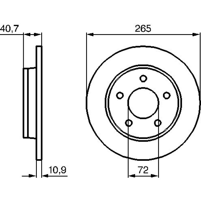 Bremsscheibe 0 986 479 C77 Bremsscheibe 0 986 479 C77
