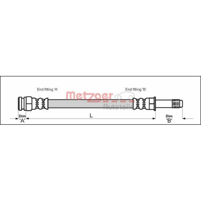 Bremsschlauch 4114800 Bremsschlauch 4114800