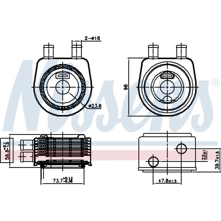 Ölkühler, Motoröl 90774