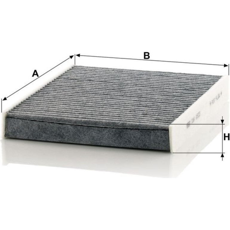 MANN-FILTER CUK 2533-2 Innenraumfilter, Aktivkohlefilter MANN-FILTER CUK 2533-2 Innenraumfilter, Aktivkohlefilter
