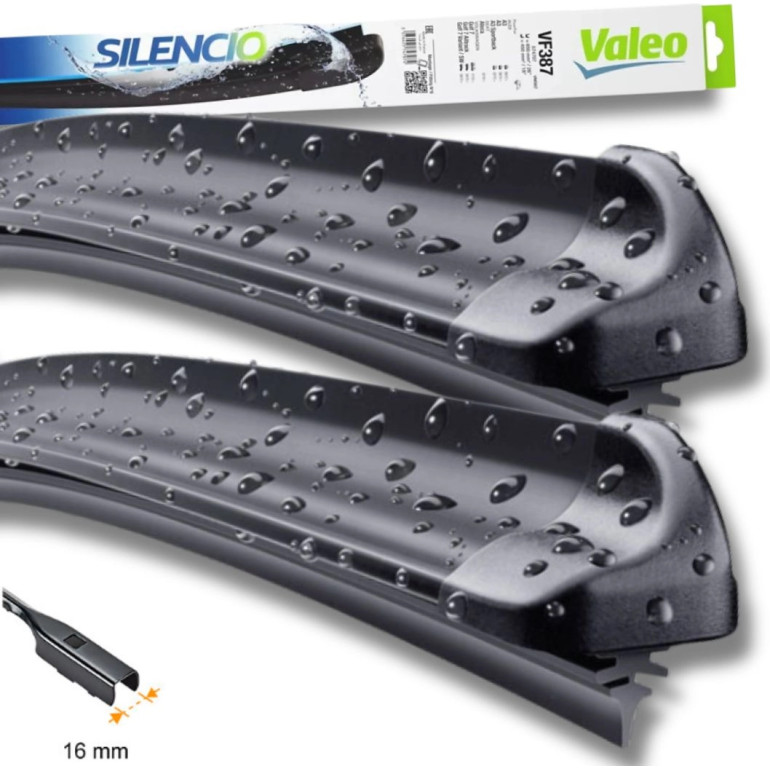 VALEO 574707 Scheibenwischer 650 + 450mm VORNE, Rahmenlos VALEO 574707 Scheibenwischer 650 + 450mm VORNE, Rahmenlos