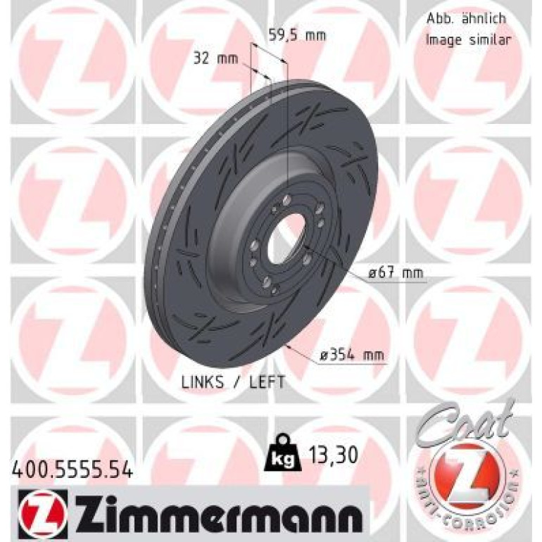 Bremsscheibe 400.5555.54