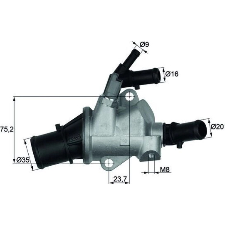 Thermostat, Kühlmittel TI 148 88 Thermostat, Kühlmittel TI 148 88