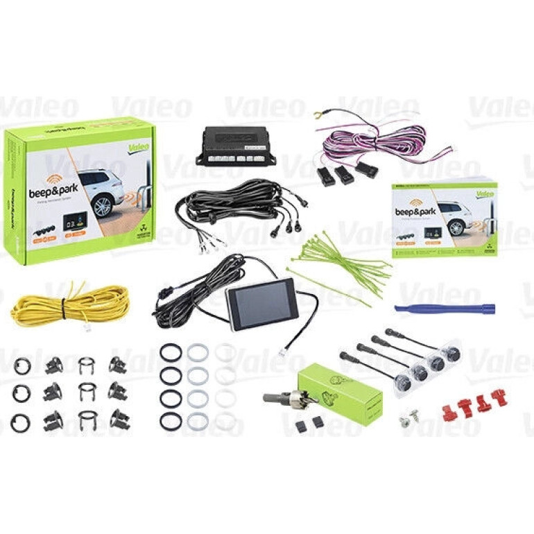 VALEO 632201 Einparkhilfe Hinten, mit 4 Sensor Parksensoren Universell lackierbar VALEO 632201 Einparkhilfe Hinten, mit 4 Sensor Parksensoren Universell lackierbar