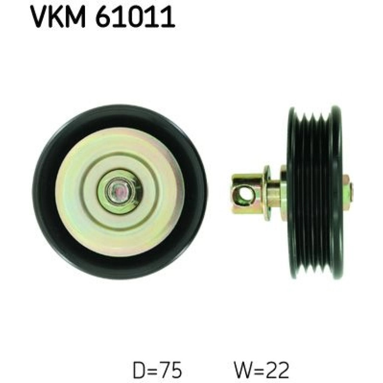 Umlenk-/Führungsrolle, Keilrippenriemen VKM 61011 Umlenk-/Führungsrolle, Keilrippenriemen VKM 61011