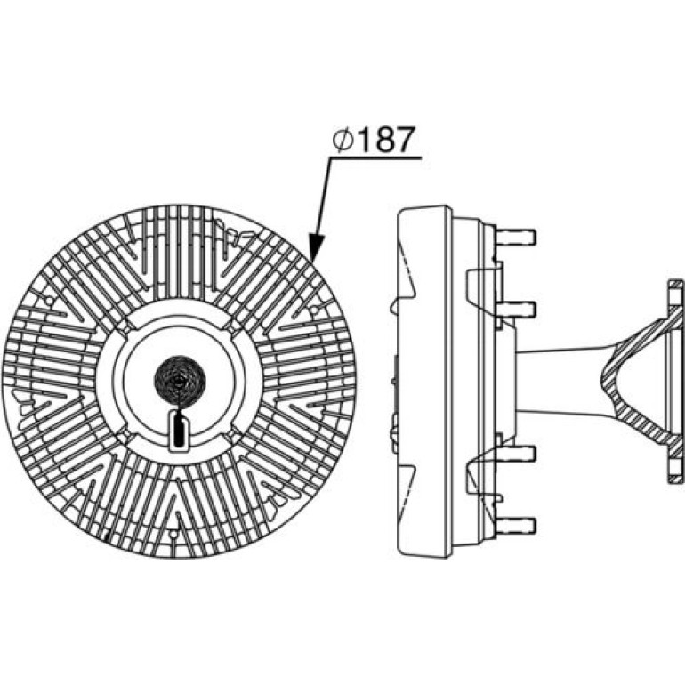 Kupplung, Kühlerlüfter CFC 248 000P Kupplung, Kühlerlüfter CFC 248 000P