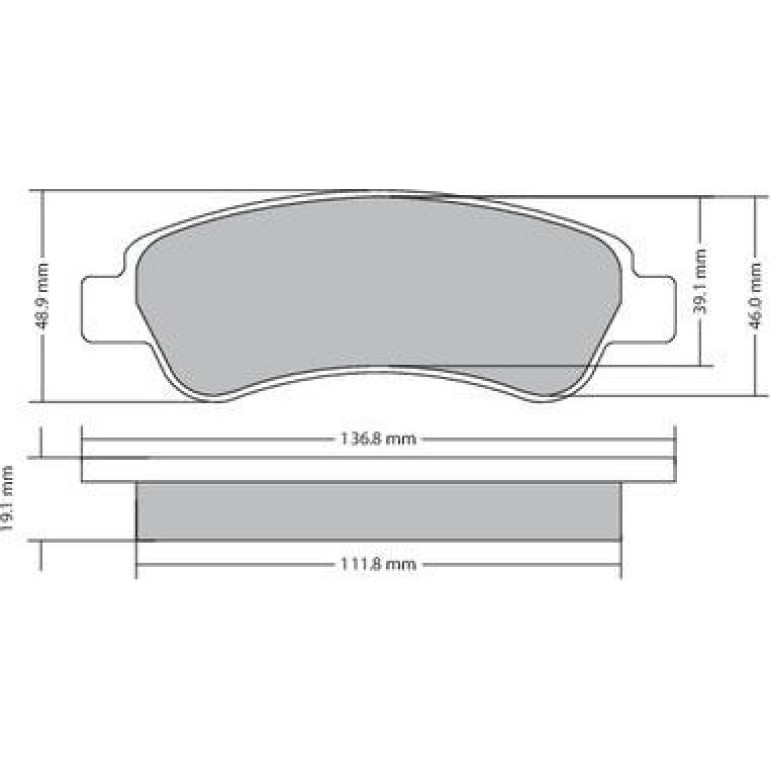 Bremsbelagsatz, Scheibenbremse 1170085 Bremsbelagsatz, Scheibenbremse 1170085