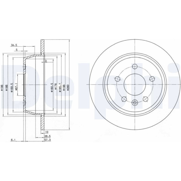 Bremsscheibe BG3241 Bremsscheibe BG3241