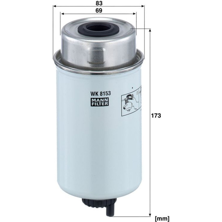 Kraftstofffilter WK 8153 Kraftstofffilter WK 8153
