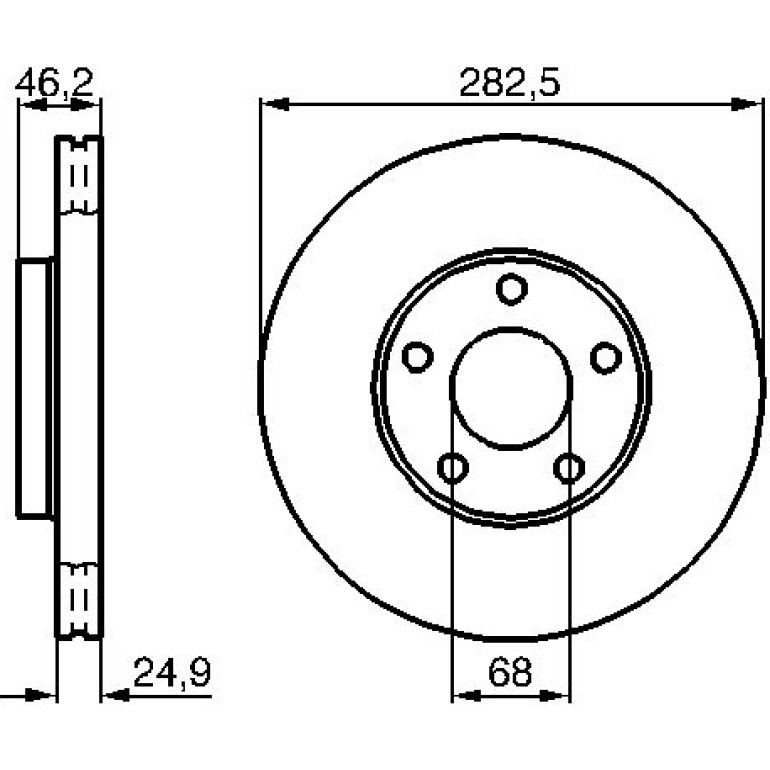 Bremsscheibe 0 986 479 C81 Bremsscheibe 0 986 479 C81