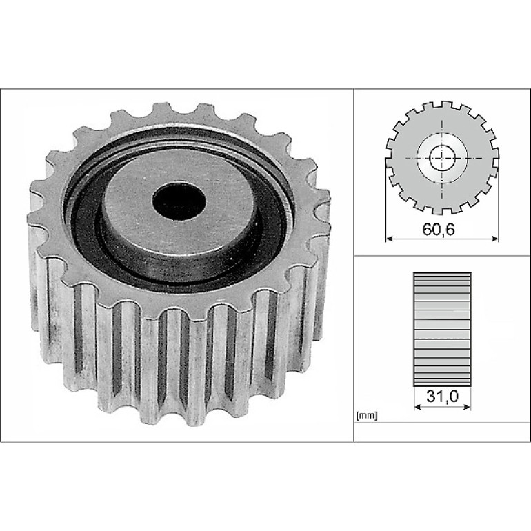 Umlenk-/Führungsrolle, Zahnriemen 532 0220 10