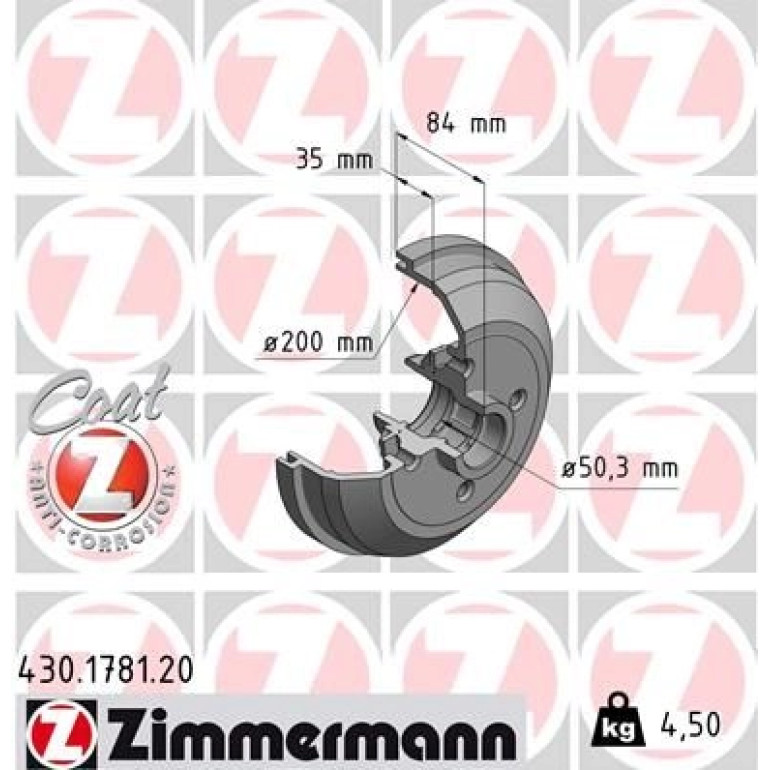 Bremstrommel 430.1781.00