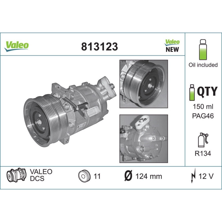 Kompressor, Klimaanlage 813123