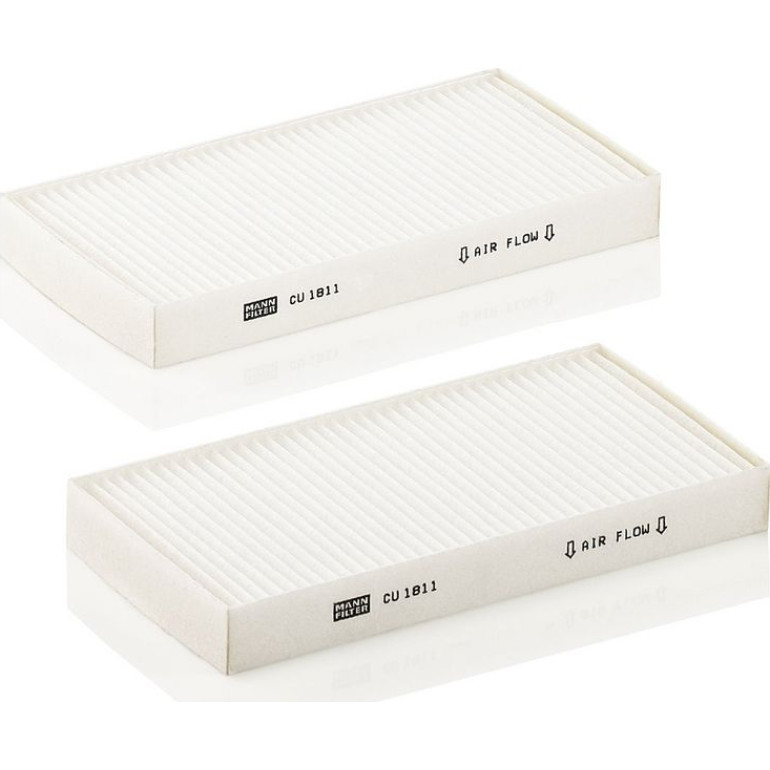 MANN-FILTER CU 1811-2 Innenraumfilter, Partikelfilter MANN-FILTER CU 1811-2 Innenraumfilter, Partikelfilter