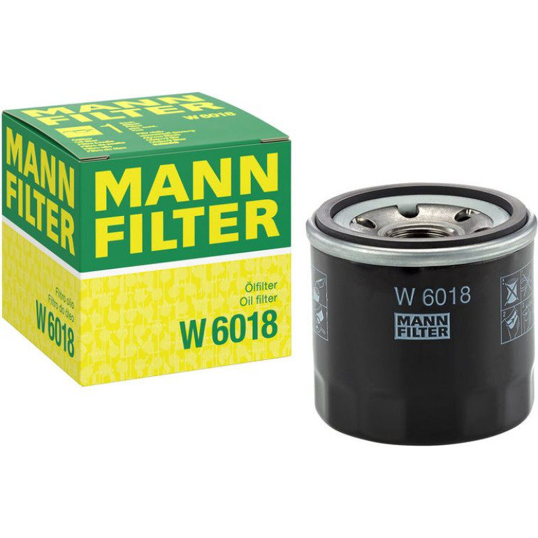 MANN-FILTER W 6018 Ölfilter M20x1.5, Anschraubfilter