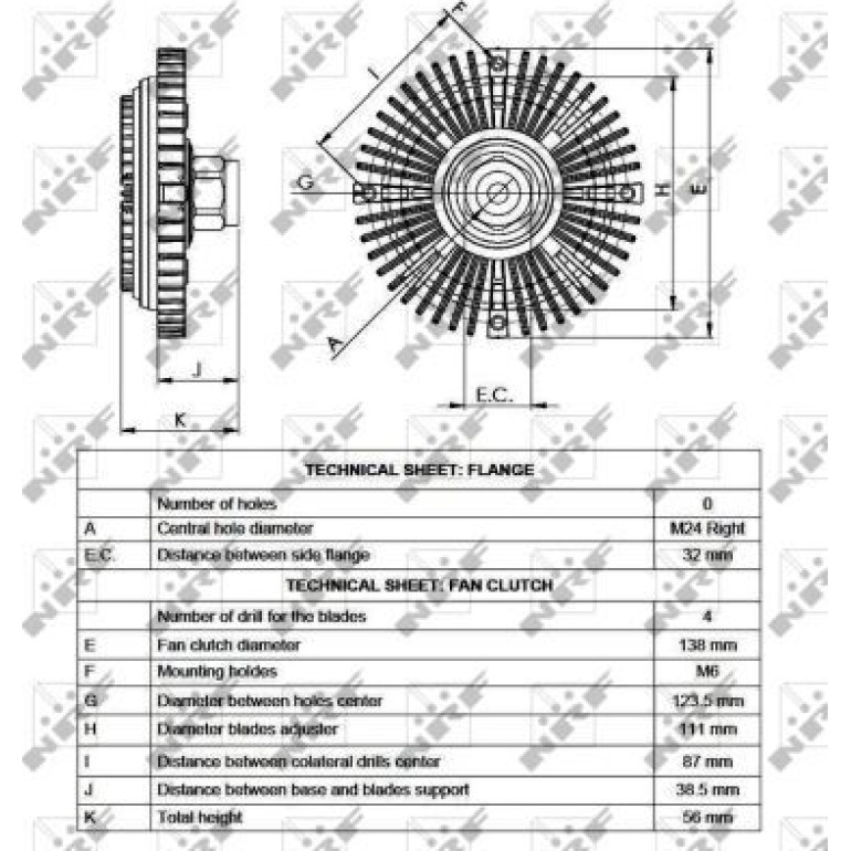Kupplung, Kühlerlüfter 49519 Kupplung, Kühlerlüfter 49519