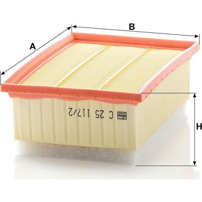 MANN-FILTER C 25 117/2 Luftfilter MANN-FILTER C 25 117/2 Luftfilter
