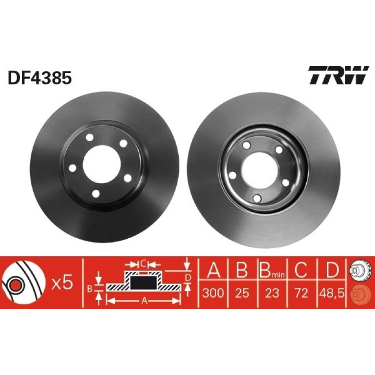 Bremsscheibe DF4385
