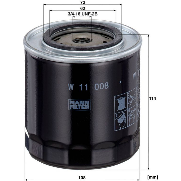 Ölfilter W 11 008 Ölfilter W 11 008