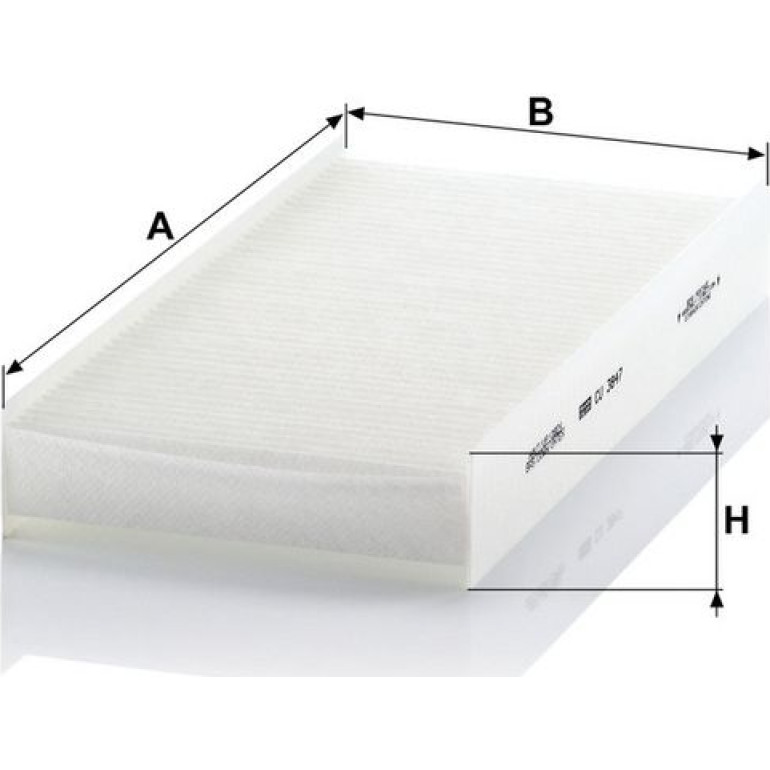 MANN-FILTER CU 3847 Innenraumfilter, Partikelfilter