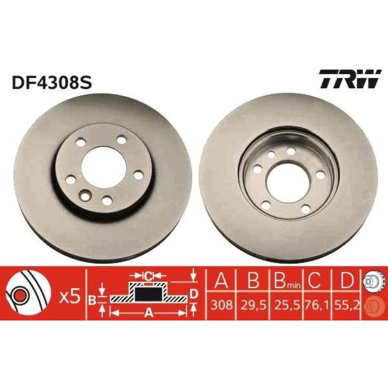 Bremsscheibe DF4308S