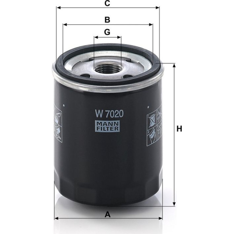 Ölfilter W 7020 Ölfilter W 7020