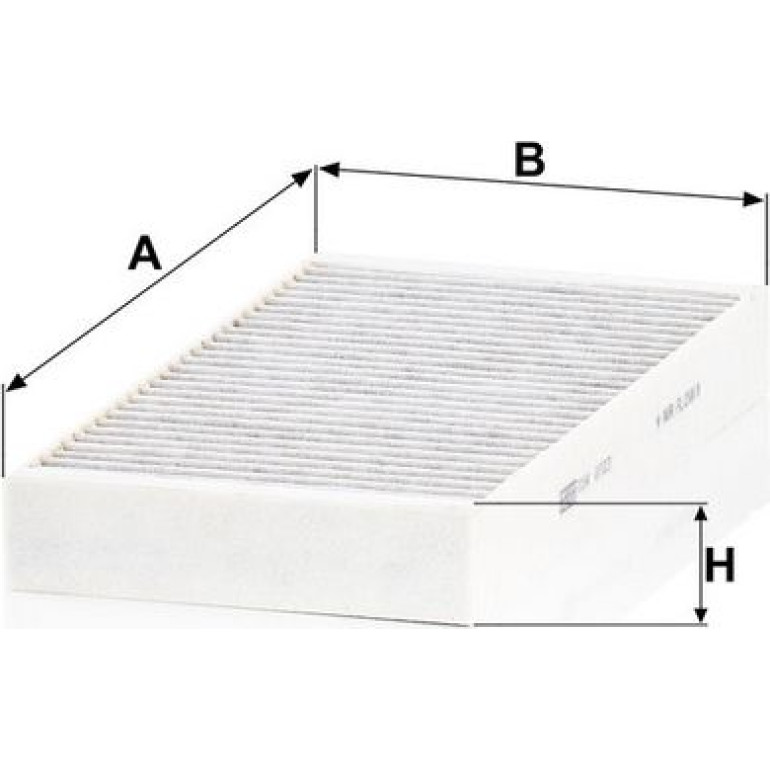 MANN-FILTER CUK 2723-2 Innenraumfilter, Aktivkohlefilter MANN-FILTER CUK 2723-2 Innenraumfilter, Aktivkohlefilter