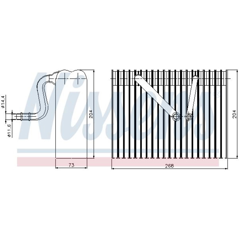 Verdampfer, Klimaanlage 92183 Verdampfer, Klimaanlage 92183