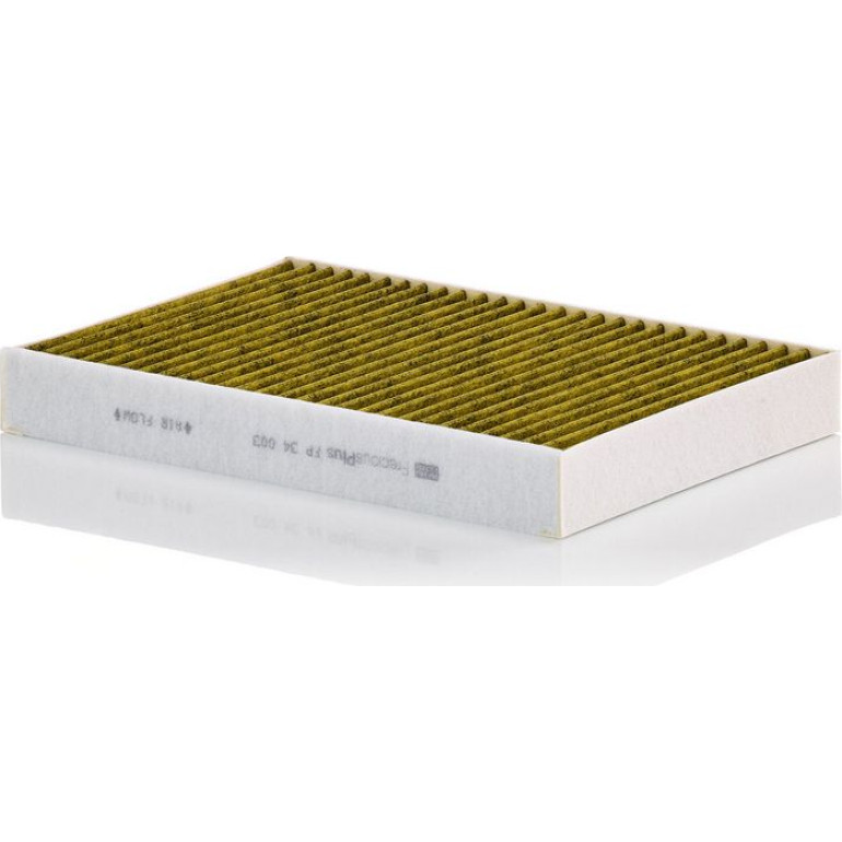MANN-FILTER FP 34 003 Innenraumfilter FreciousPlus Aktivkohlefilter mit Polyphenol, antibakteriell, Feinstaubfilter (PM 2.5) MANN-FILTER FP 34 003 Innenraumfilter FreciousPlus Aktivkohlefilter mit Polyphenol, antibakteriell, Feinstaubfilter (PM 2.5)