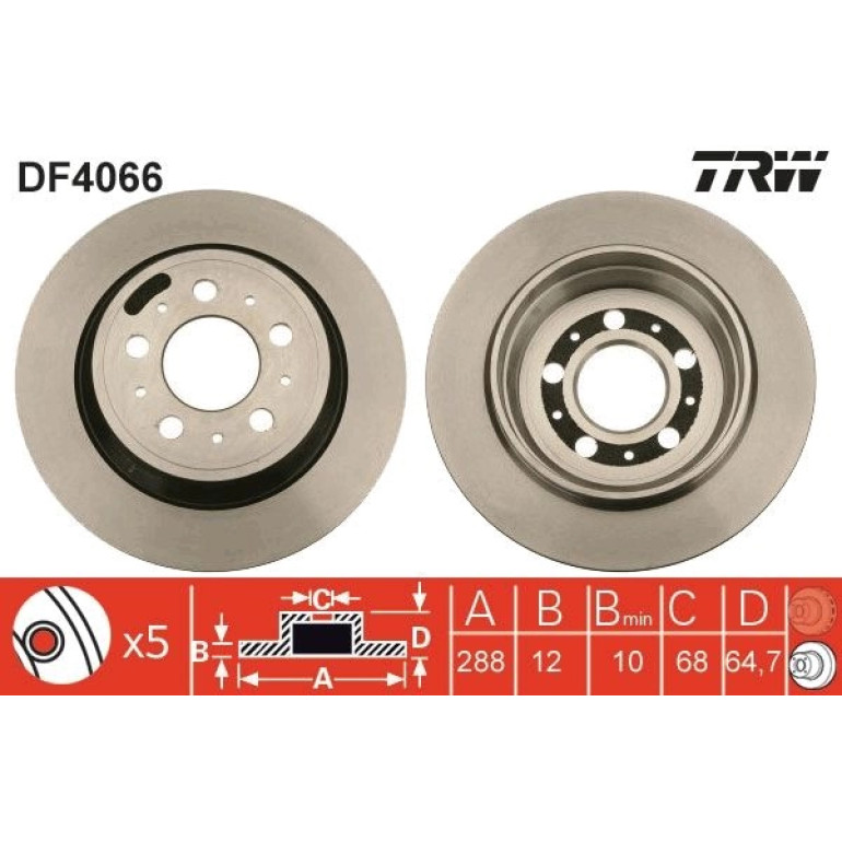 Bremsscheibe DF4066 Bremsscheibe DF4066