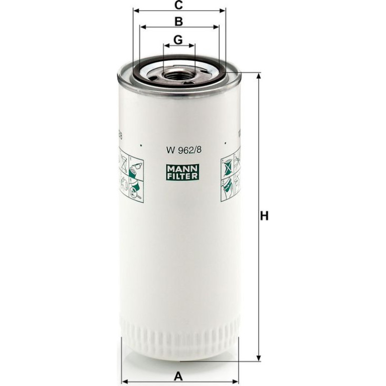 Ölfilter W 962/8