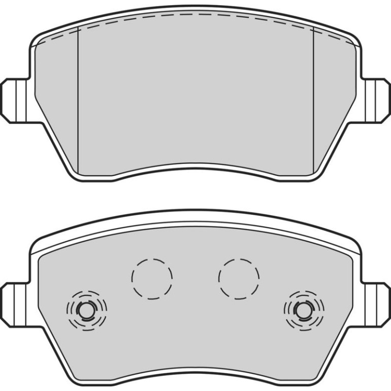 Bremsbelagsatz, Scheibenbremse 302686