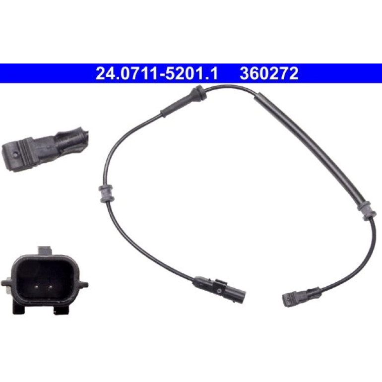 Sensor, Raddrehzahl 24.0711-5201.1 Sensor, Raddrehzahl 24.0711-5201.1