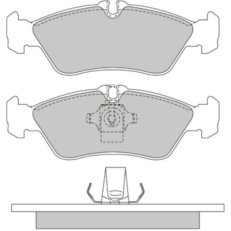 Bremsbelagsatz, Scheibenbremse 1170179 Bremsbelagsatz, Scheibenbremse 1170179