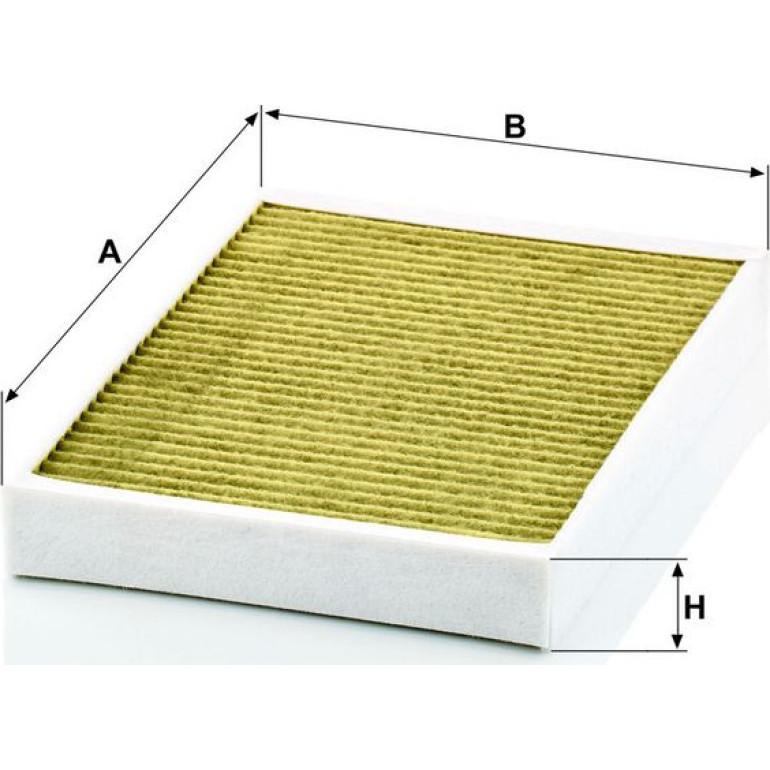 MANN-FILTER FP 2733 Innenraumfilter FreciousPlus Aktivkohlefilter mit Polyphenol, antibakteriell, Feinstaubfilter (PM 2.5)